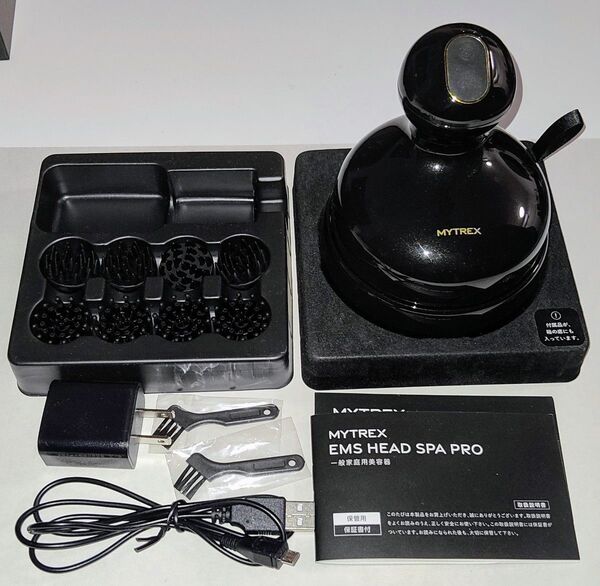 動作確認済 MYTREX EMS HEAD SPA PRO MT-EHP22B 中古美品 EMS ヘッドスパ ボディ フェイス