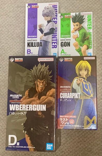 一番くじ HUNTER HUNTER 一番くじ A賞 B賞 D賞 ラストワン賞 ゴン キルア クラピカ ウボォーギン