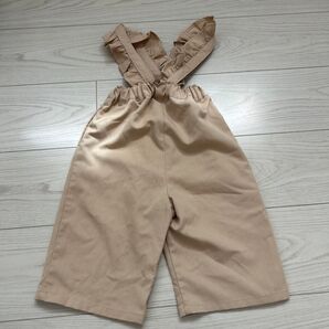 petit main フリルオーバーオール