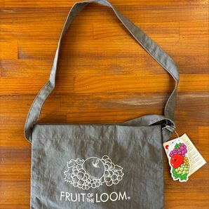 Fruit of the Loom ショルダーバッグ グレー 未使用