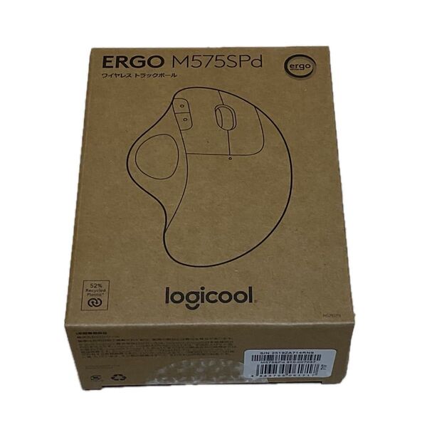 logicool ERGO M575SP ワイヤレス トラックボール M575SPda(ブラック/ブルーボール)