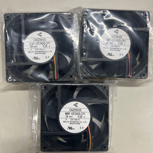 三菱 MMF-12F24DS-CP1 24V 0.36A 3 線冷却ファン (3個)