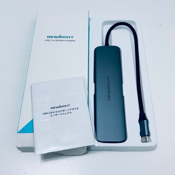 USB C ハブ 7-in-1アダプタUSB Cハブマルチポートアダプター 4K HDMI USB 3.0