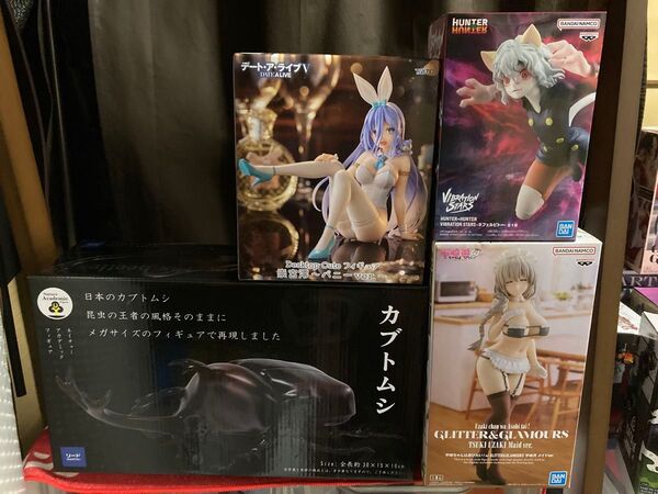 ハンターハンター ネフェルピトー デートアライブ 崇宮澪 宇崎月 カブトムシ プライズ フィギュア まとめ売り
