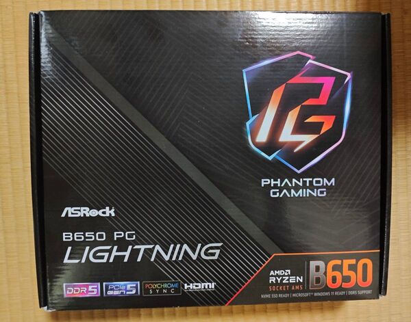 未使用品 ASRock B650 PG Lightning AM5 ATX マザーボード