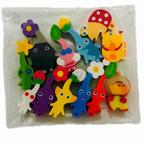 ピクミン つめつめ消しゴム 12種 ボトルなし