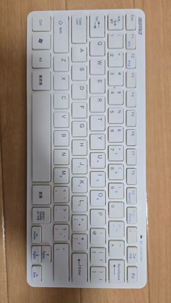 BUFFALO ワイヤレスキーボード BSKBB300WH ホワイト