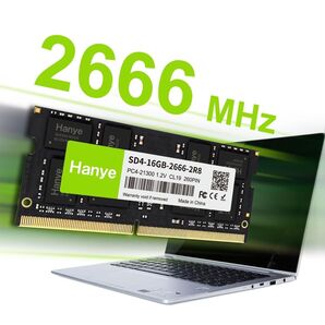 Hanye DDR4-2666 16GB ノートパソコン用メモリ