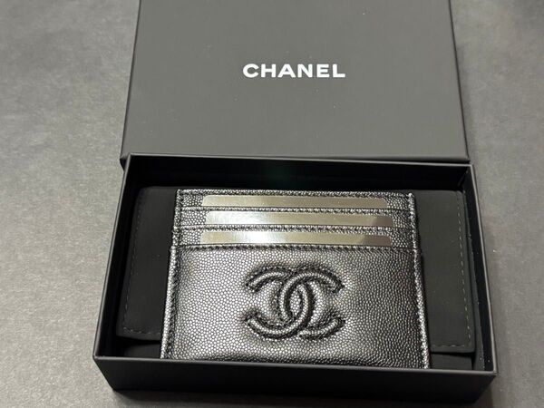 CHANEL シャネル カードケース ミニ財布 ココマーク ブラック 黒 新品 未使用 2025年 25A