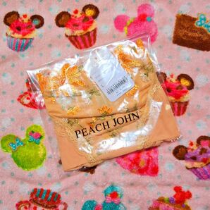 PEACH JOHN ショーツ オレンジ L 刺繍 新品 未使用
