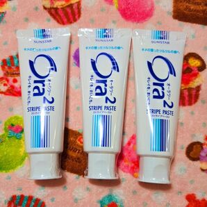 Ora2 ストライプペースト 歯磨き粉 3個セット サンスター