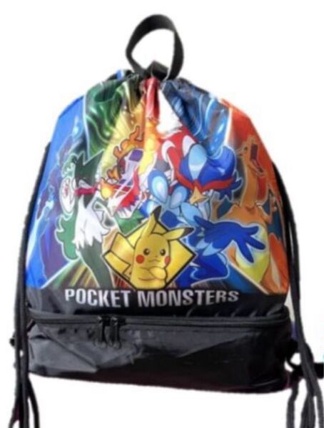 ポケモン プールバッグ 2層式 ナップサック ビーチバッグ レジャー 新品