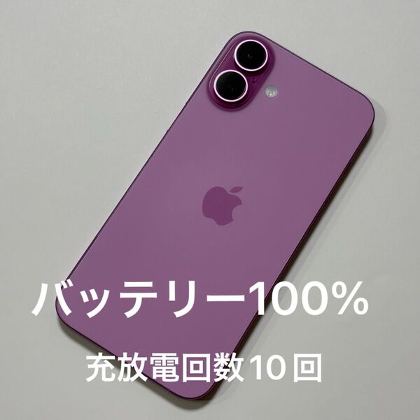 【バッテリー100%】iPhone 16 Plus 128GB ピンク SIMフリー