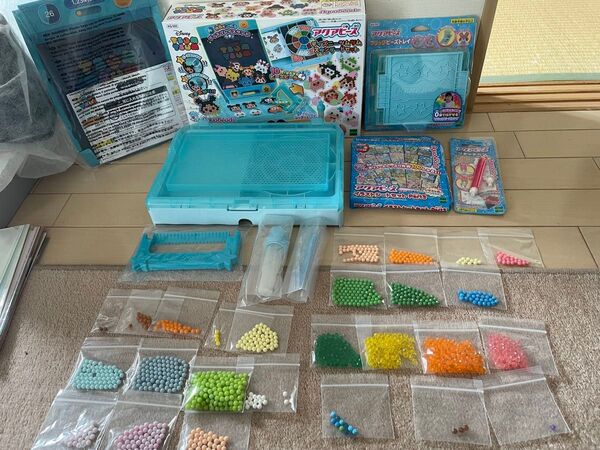 美品 アクアビーズ ディズニーツムツム フリップビーズトレイ リタッチペン