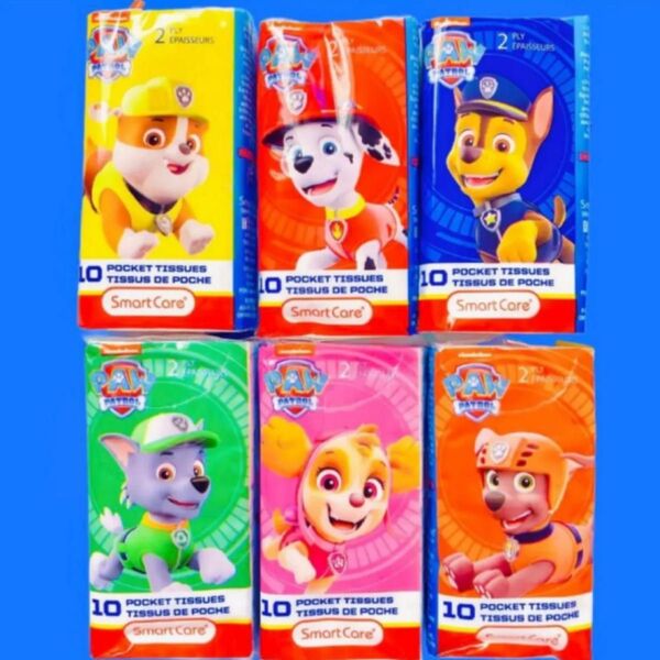 日本未発売 アメリカ おもちゃ パウパトロール パウパト キャラクター ティッシュ 6種類セット アメトイ