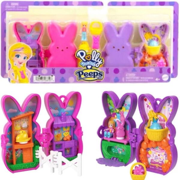 日本未発売 ポーリーポケット ピープス Polly Pocket x Peeps おもちゃ ファンシートイ アメトイ アメリカ