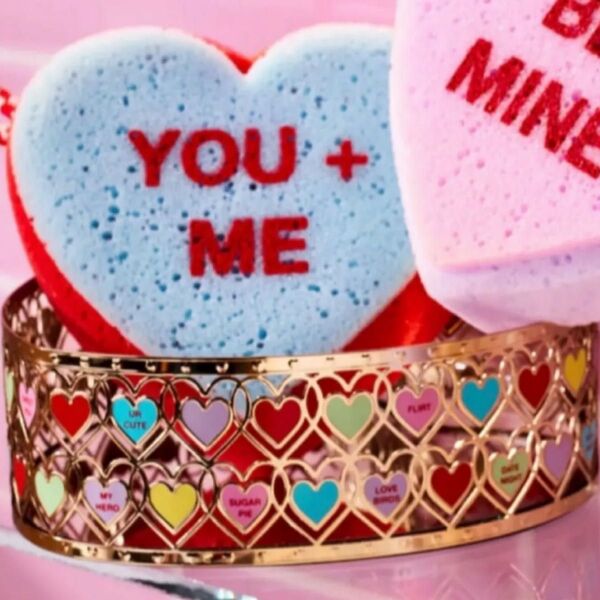 新作 Bath&Body Works バスアンドボディワークス Sweethearts 限定 ハート ミラー トレイ 小物入れ