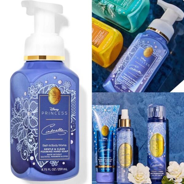新作 Bath&Body Works バスアンドボディワークス ディズニー プリンセス 限定泡 ハンドソープ シンデレラ
