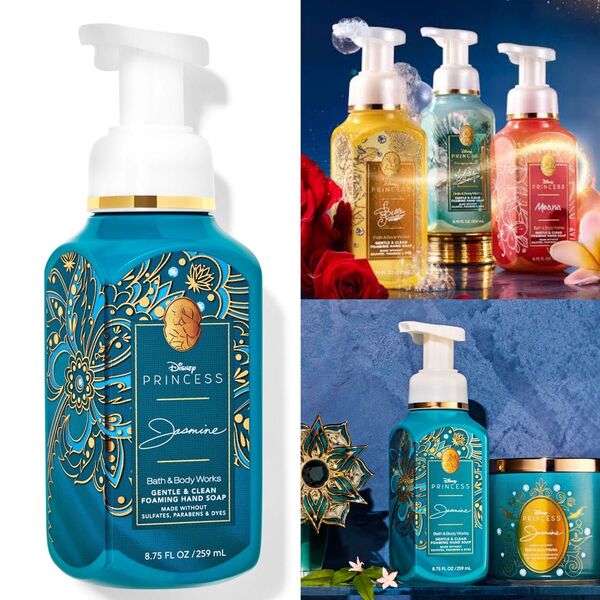新作 Bath&Body Works バスアンドボディワークス ディズニー プリンセス 限定泡 ハンドソープ アラジン ジャスミン