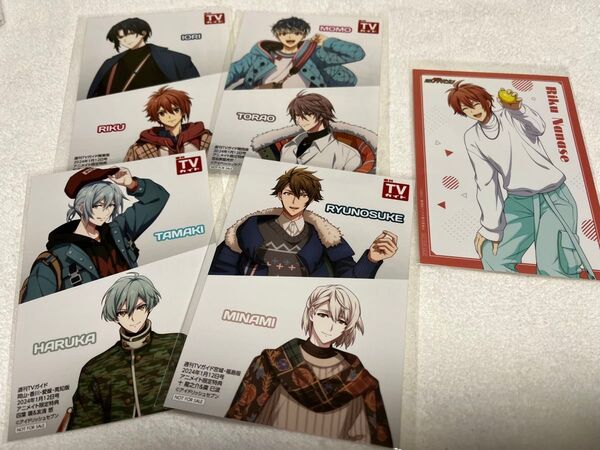 アイナナ アイドリッシュセブン TVガイド テレビジョン ブロマイド