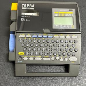 テプラ PRO キングジム SR626 AC電源アダプタ付き ラベルライター 美品