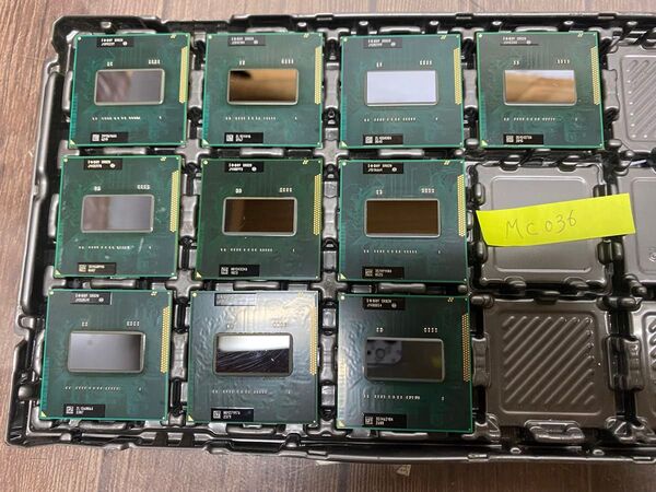 036:Intel Core i7-2670QM 2.20GHz SR02N CPU 計10個