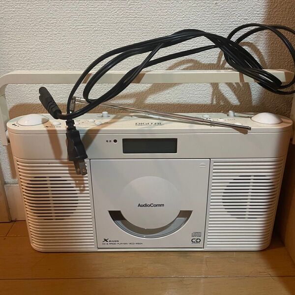 【ジャンク】オーム電機 ポータブルCDラジオプレイヤー