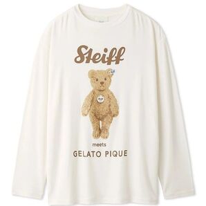 【新品未使用・匿名配送・送料無料】ジェラートピケ Steiff Jamesワンポイントプルオーバー