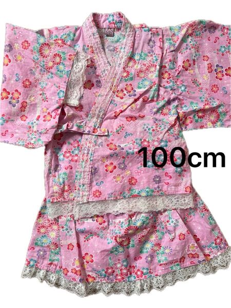 100cm 女の子 甚平 浴衣