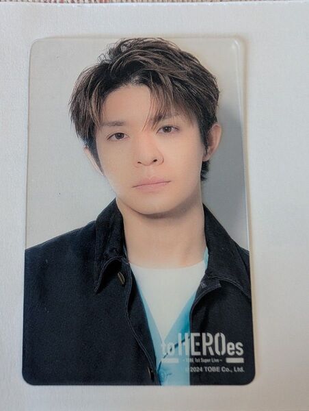 岸優太 to HEROesグッズ クリアカード