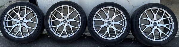 RAYSレイズ HOMURA ホムラ 2X7FT 19インチ 8.5J 114.3 +38 ミシュラン245/45R19