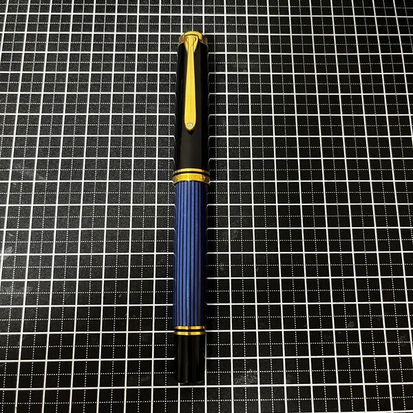 【値下げ不可】ペリカン 万年筆 スーべレーン M800 青縞 M
