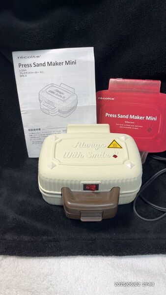 レコルト プレスサンドメーカーミニ RPS-3