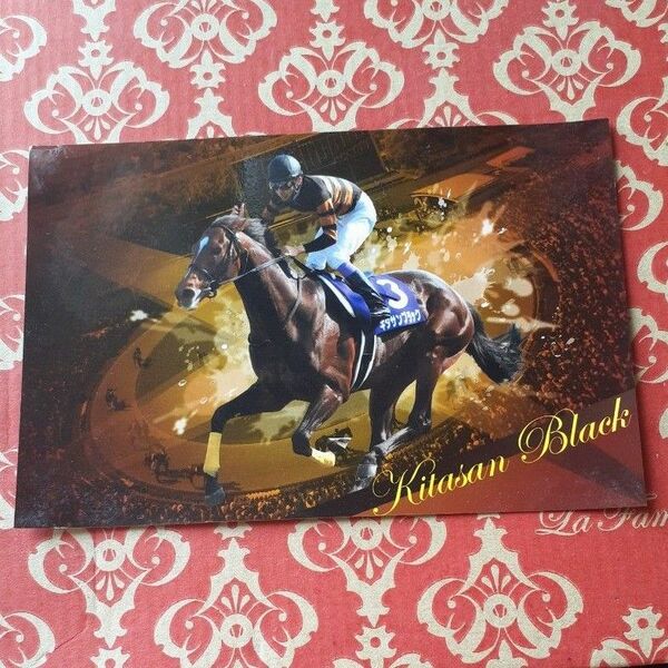 JRA 競馬 競走馬 優駿 付録 ポストカード 写真 キタサンブラック 競馬グッズ