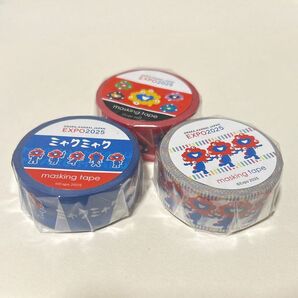 【3つセット】ミャクミャク マスキングテープ マステ