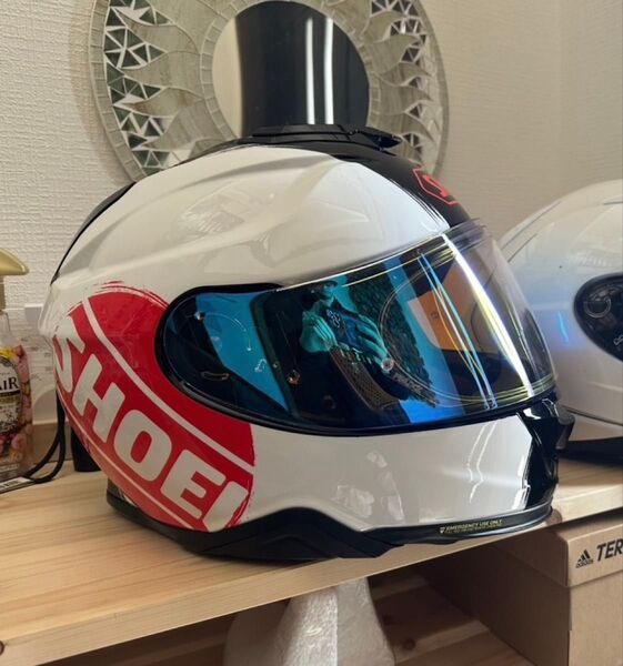 【変更/追加】【美品/希少】フルフェイスヘルメット SHOEI GT-Air2 EMBLEM TC-1 Lサイズ
