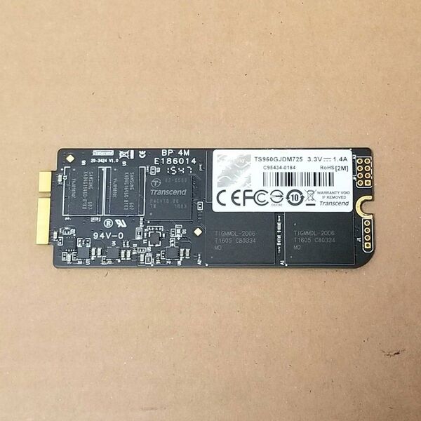 Apple純正 SSD960GB Macbook Pro Retina 正常動作品