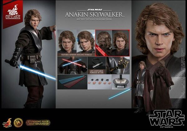 ホットトイズ ムービーマスターピース アナキンスカイウォーカー アルチザン STARWARS スターウォーズ シスの復讐