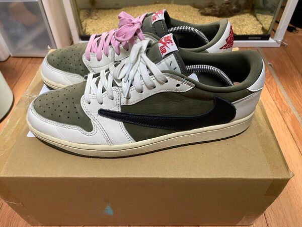 Nike Air Jordan1 Travis Scott low reverse olive トラヴィス ジョーダン1