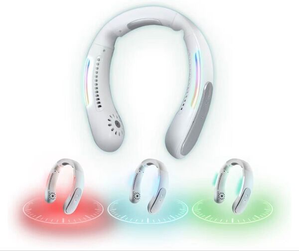 【新品】ネッククーラー 首掛け扇風機 急速冷却 3段階風量 熱中症対策