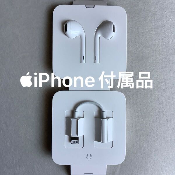 Apple iPhone イヤホン ライトニング EarPods 有線 イヤホン変換ケーブル アップル純正品