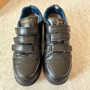 Simon 黒 安全靴 ベルクロストラップ 27センチ