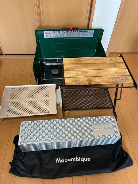 キャンプセット まとめ売り テーブル、ツーバーナー等