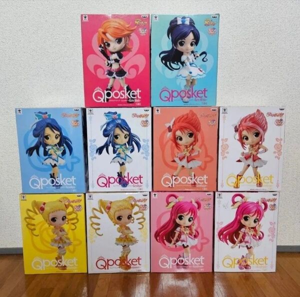 《中古・開封品有》Qposket キューポスケット Yes!プリキュア ふたりはプリキュア 10体セット
