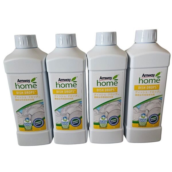アムウェイホーム ディッシュドロップ 濃縮台所用液体洗剤(4本)Amway DISHDROPS
