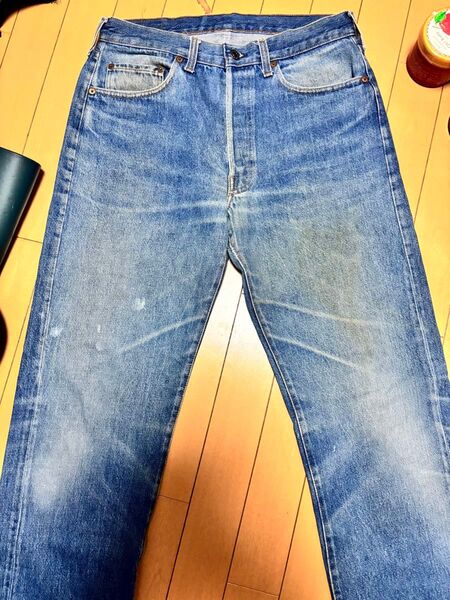 LEVI'S 501 USA製 ハチマル ケア入り W34L36 80s リーバイス ヴィンテージ デニム