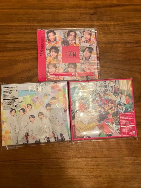 timelesz FAM アルバム 3形態 美品 CD Blu-ray 通常盤 初回限定版A 初回限定版B