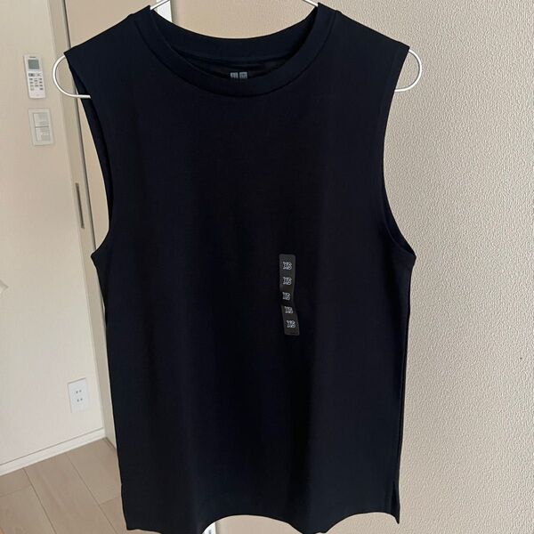 ユニクロ エアリズムコットンノースリーブTシャツ