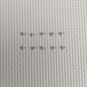ノンホールピアス基礎金具 10個(5ペア) シルバー