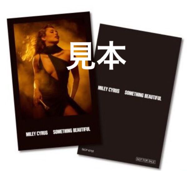 Miley Cyrus アルバム初回限定盤封入カード マイリーサイラス フォトカード トレカ インスタントカメラ風フォトカード